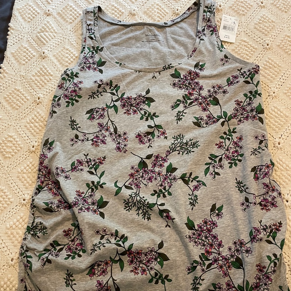 Motherhood Maternity Floral Tank